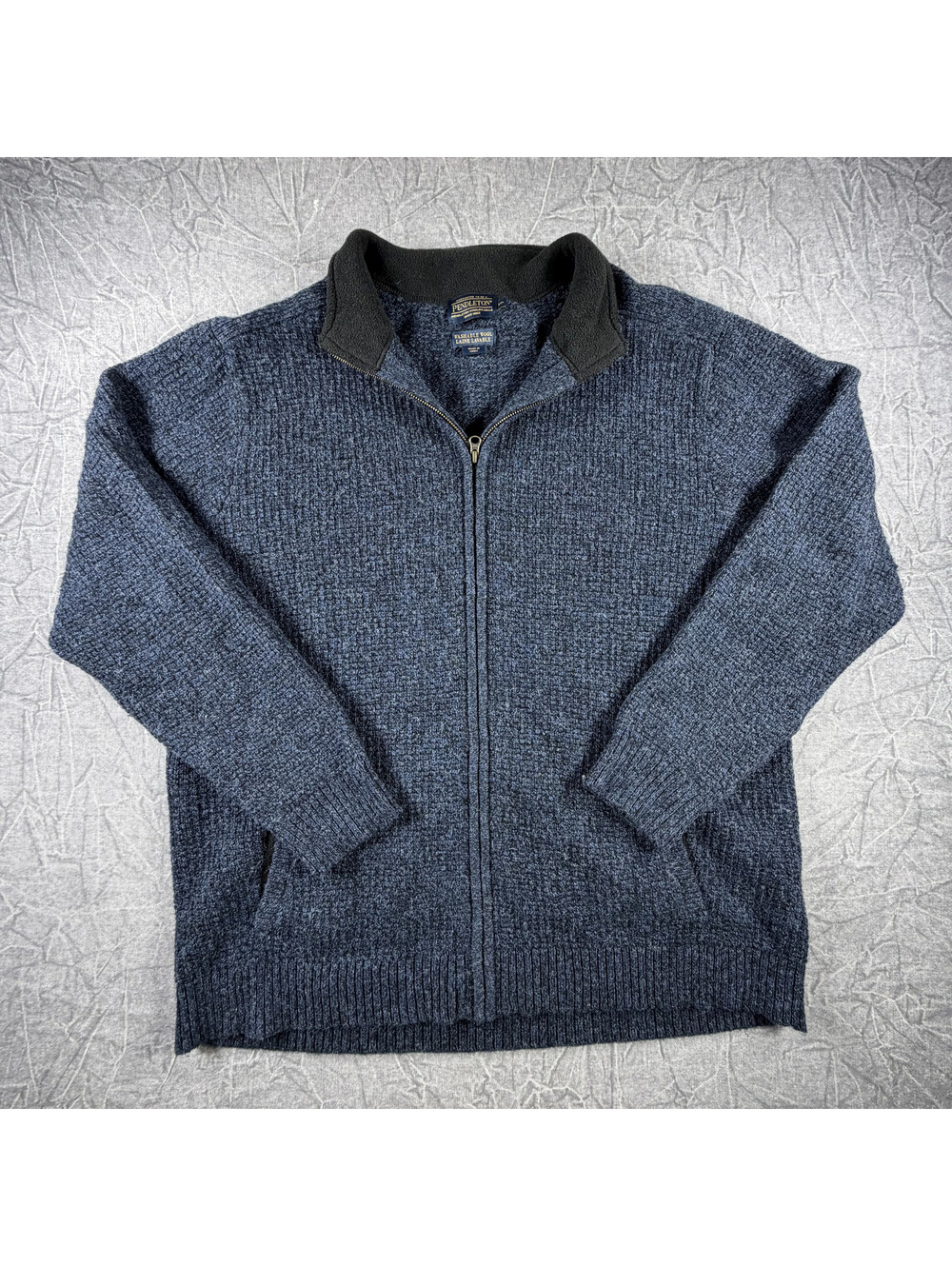 Pendleton Men's XXL Washable Wool Full Zip Sweater Jacket